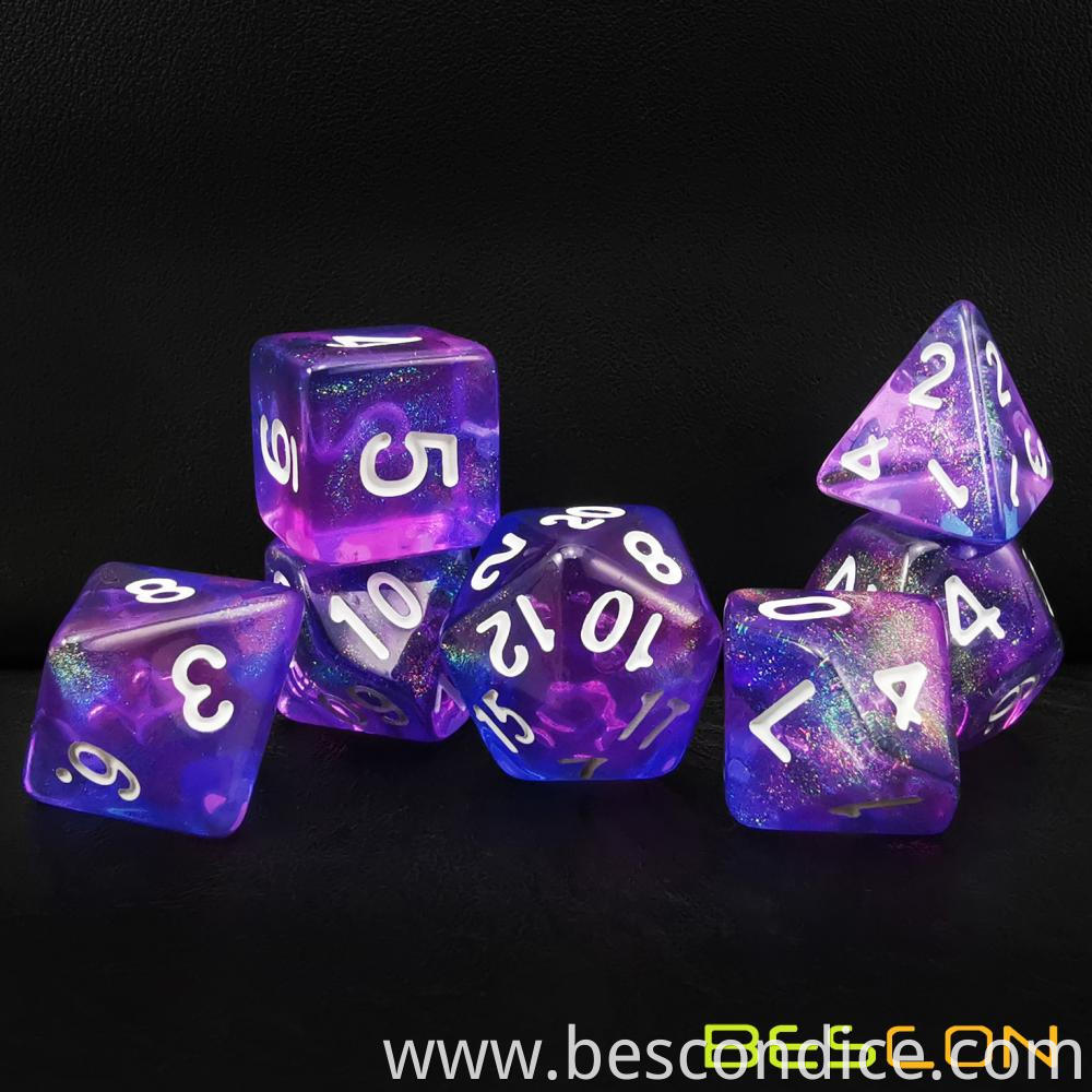 Orchid Moonstone Polyhedral Dnd Dice For D D 1